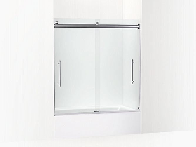 K R706853 8l Elmbrook Frameless Sliding Bath Door Kohler